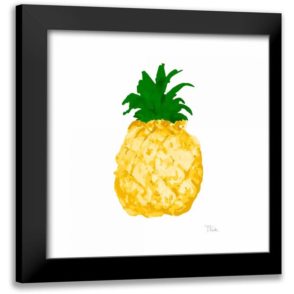 Pinto, Patricia 12x12 Black Modern Framed Museum Art Print Titled - Fresh Pineapple