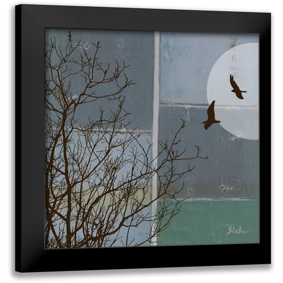 Pinto, Patricia 12x12 Black Modern Framed Museum Art Print Titled - Full Moon II