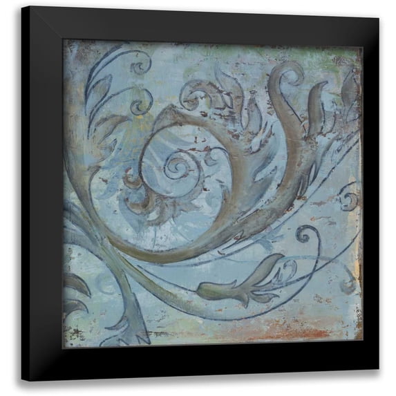 Pinto, Patricia 12x12 Black Modern Framed Museum Art Print Titled - Moroccan Square IV