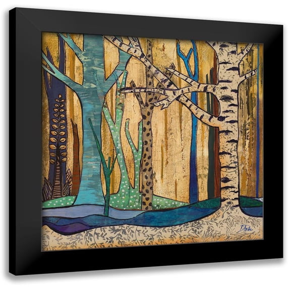Pinto, Patricia 12x12 Black Modern Framed Museum Art Print Titled - Mother Nature II