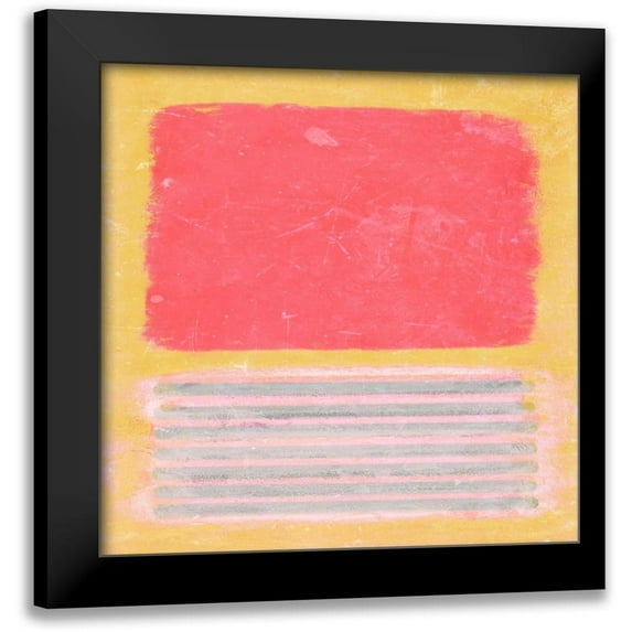 Pinto, Patricia 12x12 Black Modern Framed Museum Art Print Titled - Pastel Metamorphosis II