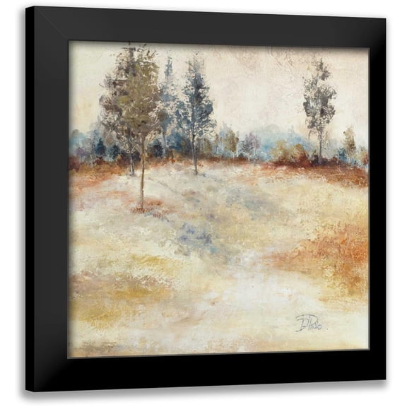 Pinto, Patricia 12x12 Black Modern Framed Museum Art Print Titled - Quiet Forest II