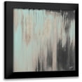 thumbnail image 1 of Pinto, Patricia 12x12 Black Modern Framed Museum Art Print Titled - Teal Paysage I, 1 of 5