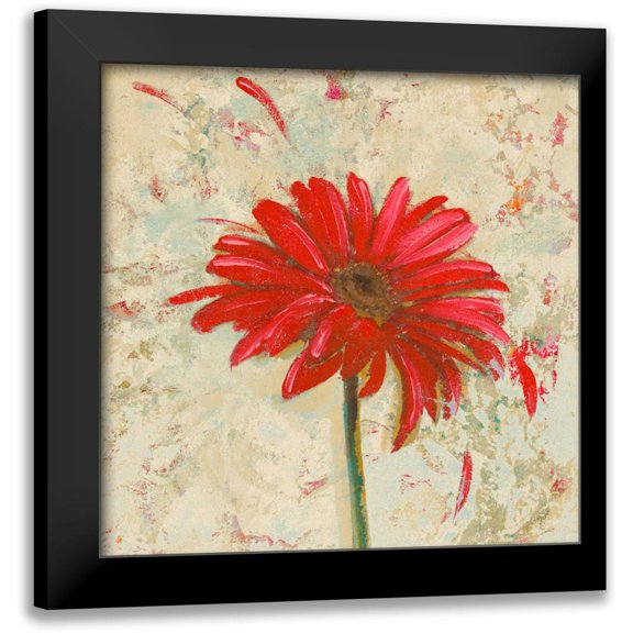 Pinto, Patricia 12x12 Black Modern Framed Museum Art Print Titled - Tiny Flower Square I