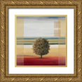 thumbnail image 1 of Pinto, Patricia 12x12 Gold Ornate Wood Framed with Double Matting Museum Art Print Titled - Apple Tree I, 1 of 4