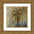 thumbnail image 1 of Pinto, Patricia 12x12 Gold Ornate Wood Framed with Double Matting Museum Art Print Titled - Spring Palm I, 1 of 4