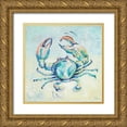 thumbnail image 1 of Pinto, Patricia 12x12 Gold Ornate Wood Framed with Double Matting Museum Art Print Titled - Surf Side I, 1 of 4