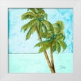 thumbnail image 1 of Pinto, Patricia 12x12 White Modern Wood Framed Museum Art Print Titled - Beach Palm Blue I, 1 of 4