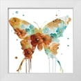 thumbnail image 1 of Pinto, Patricia 12x12 White Modern Wood Framed Museum Art Print Titled - Mis Flores Butterfly I, 1 of 4