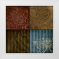 thumbnail image 1 of Pinto, Patricia 12x12 White Modern Wood Framed Museum Art Print Titled - Paisley Squares II, 1 of 4