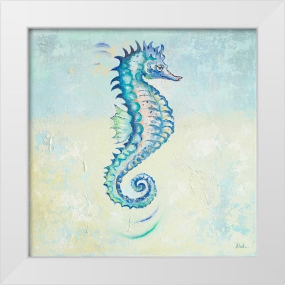 Pinto, Patricia 12x12 White Modern Wood Framed Museum Art Print Titled - Surf Side II