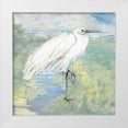 thumbnail image 1 of Pinto, Patricia 12x12 White Modern Wood Framed Museum Art Print Titled - Wild Egret, 1 of 4