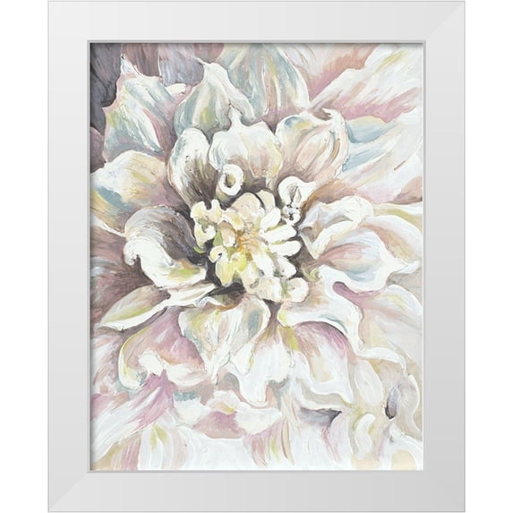 Pinto, Patricia 12x14 White Modern Wood Framed Museum Art Print Titled - Dahlia