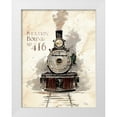 thumbnail image 1 of Pinto, Patricia 12x14 White Modern Wood Framed Museum Art Print Titled - Station Bound No.416, 1 of 4