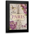 thumbnail image 1 of Pinto, Patricia 13x18 Black Modern Framed Museum Art Print Titled - Beautiful Peonies in Paris, 1 of 5