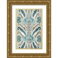thumbnail image 1 of Pinto, Patricia 13x18 Gold Ornate Wood Framed with Double Matting Museum Art Print Titled - A Touch of Flourish II, 1 of 4