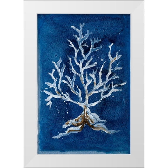 Pinto, Patricia 13x18 White Modern Wood Framed Museum Art Print Titled - White Corals II