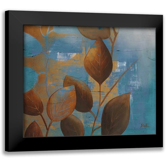Pinto, Patricia 14x12 Black Modern Framed Museum Art Print Titled - Eco Blue I