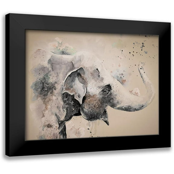 Pinto, Patricia 14x12 Black Modern Framed Museum Art Print Titled - Sandstone Elephant