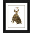 thumbnail image 1 of Pinto, Patricia 14x18 Black Ornate Wood Framed with Double Matting Museum Art Print Titled - Fashion in Gold I, 1 of 4