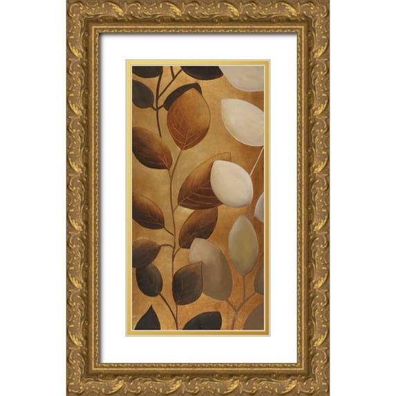 Pinto, Patricia 14x24 Gold Ornate Wood Framed with Double Matting Museum Art Print Titled - Gold Eco-Chic II