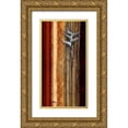 thumbnail image 1 of Pinto, Patricia 14x24 Gold Ornate Wood Framed with Double Matting Museum Art Print Titled - Heliconias and Stripes I, 1 of 4