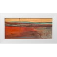 thumbnail image 1 of Pinto, Patricia 14x8 White Modern Wood Framed Museum Art Print Titled - Red Horizon II, 1 of 4
