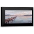 thumbnail image 1 of Pinto, Patricia 14x9 Black Modern Framed Museum Art Print Titled - Calm Placid Lake, 1 of 5
