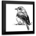 thumbnail image 1 of Pinto, Patricia 15x15 Black Modern Framed Museum Art Print Titled - Black And White Baby Bird II, 1 of 5