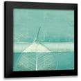 thumbnail image 1 of Pinto, Patricia 15x15 Black Modern Framed Museum Art Print Titled - Less is More on Teal II, 1 of 5