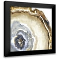 thumbnail image 1 of Pinto, Patricia 15x15 Black Modern Framed Museum Art Print Titled - Light Blue Agate Watercolor, 1 of 5