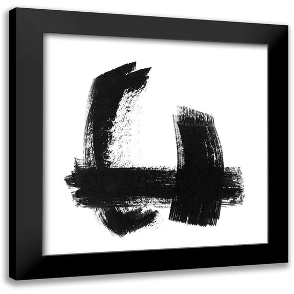 Pinto, Patricia 15x15 Black Modern Framed Museum Art Print Titled - New Black Signs II