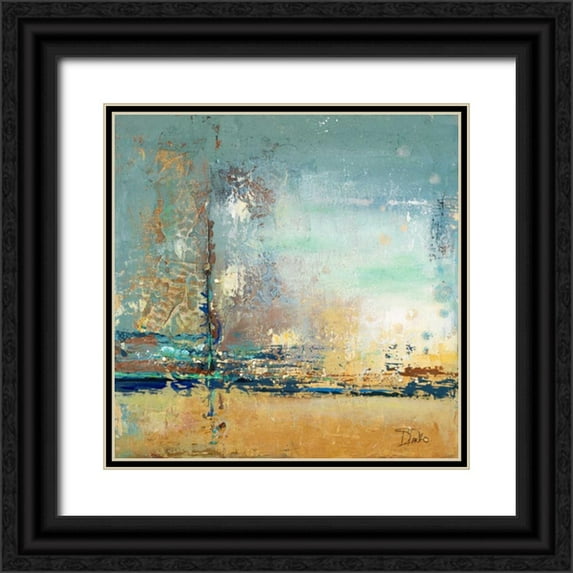Pinto, Patricia 15x15 Black Ornate Wood Framed with Double Matting Museum Art Print Titled - Adventure II
