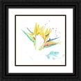 thumbnail image 1 of Pinto, Patricia 15x15 Black Ornate Wood Framed with Double Matting Museum Art Print Titled - Bird of Paradise I, 1 of 4