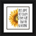 thumbnail image 1 of Pinto, Patricia 15x15 Black Ornate Wood Framed with Double Matting Museum Art Print Titled - Harvest Sunflower Inspiration, 1 of 4
