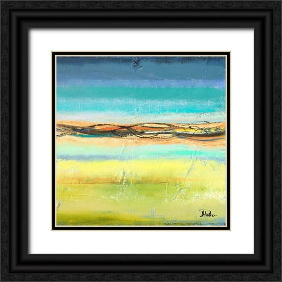 Pinto, Patricia 15x15 Black Ornate Wood Framed with Double Matting Museum Art Print Titled - Twilight II