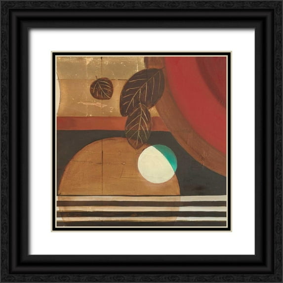 Pinto, Patricia 15x15 Black Ornate Wood Framed with Double Matting Museum Art Print Titled - Visionary II