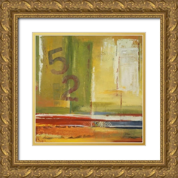 Pinto, Patricia 15x15 Gold Ornate Wood Framed with Double Matting Museum Art Print Titled - House 52