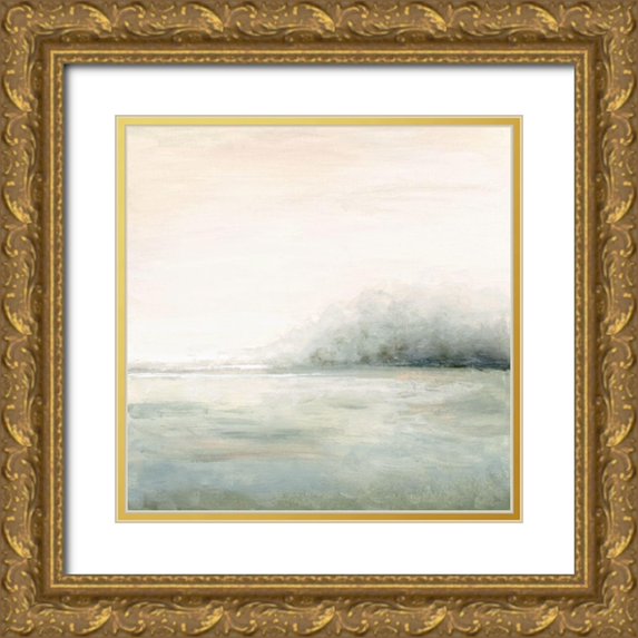 Pinto, Patricia 15x15 Gold Ornate Wood Framed with Double Matting Museum Art Print Titled - Light Fog