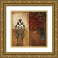 thumbnail image 1 of Pinto, Patricia 15x15 Gold Ornate Wood Framed with Double Matting Museum Art Print Titled - Ornaments II, 1 of 4