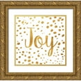 thumbnail image 1 of Pinto, Patricia 15x15 Gold Ornate Wood Framed with Double Matting Museum Art Print Titled - Spotted Gold I, 1 of 4