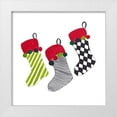 thumbnail image 1 of Pinto, Patricia 15x15 White Modern Wood Framed Museum Art Print Titled - Christmas Stockings, 1 of 4
