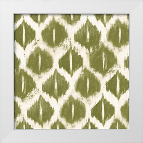 Pinto, Patricia 15x15 White Modern Wood Framed Museum Art Print Titled - Colored Ikats IV