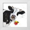 thumbnail image 1 of Pinto, Patricia 15x15 White Modern Wood Framed Museum Art Print Titled - Crazy Cow, 1 of 4
