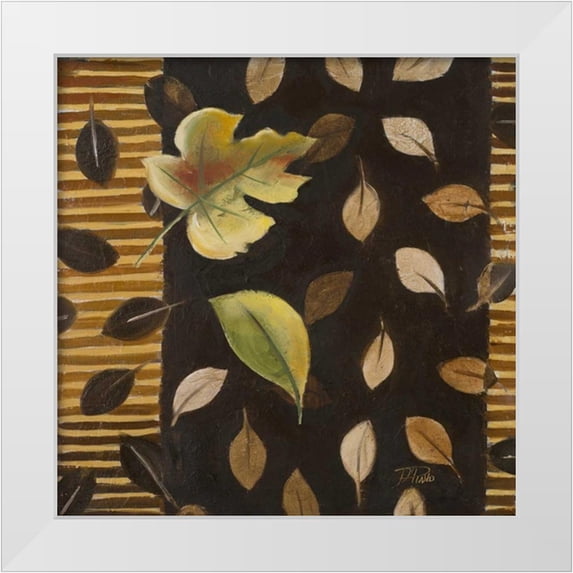 Pinto, Patricia 15x15 White Modern Wood Framed Museum Art Print Titled - Hojitas II