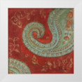thumbnail image 1 of Pinto, Patricia 15x15 White Modern Wood Framed Museum Art Print Titled - Paisley Wave II, 1 of 4