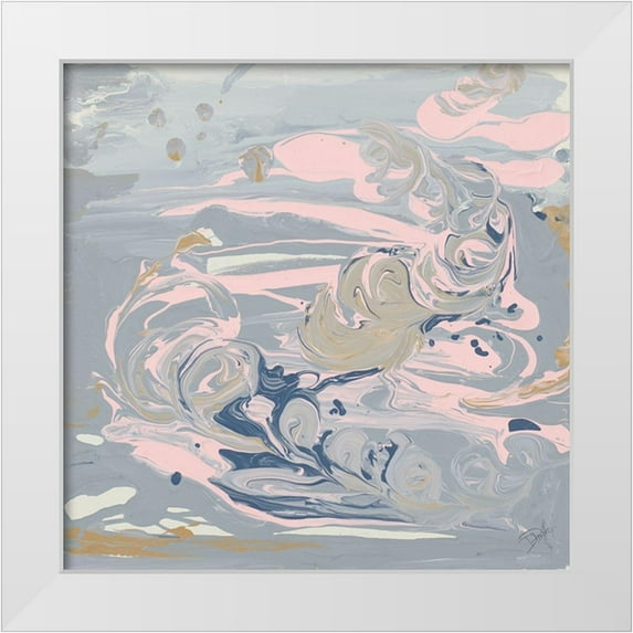 Pinto, Patricia 15x15 White Modern Wood Framed Museum Art Print Titled - Pink Sky