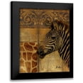 thumbnail image 1 of Pinto, Patricia 15x18 Black Modern Framed Museum Art Print Titled - Elegant Safari I-Zebra, 1 of 5