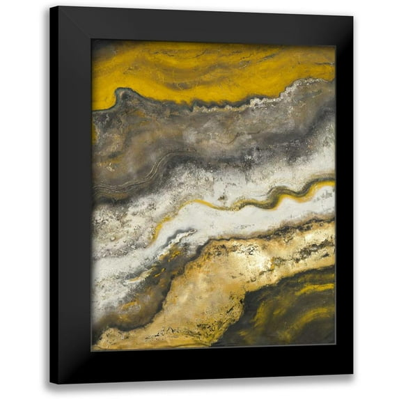 Pinto, Patricia 15x18 Black Modern Framed Museum Art Print Titled - Lava Flow II
