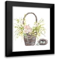 thumbnail image 1 of Pinto, Patricia 15x18 Black Modern Framed Museum Art Print Titled - Spring Flower Basket, 1 of 5